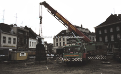 EHC-080-21 Renovatie van de Markt te Sittard in de periode september/oktober 1980. 