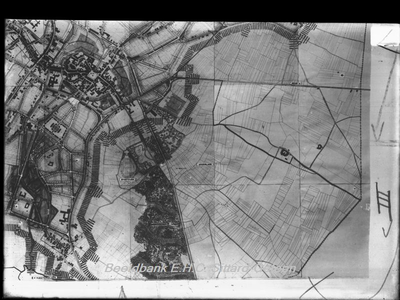 2506 Uitbreidingsplan 1936Zuidoostelijk deel van het plan oude stadskern en geplande sportvelden en bebossing van de ...