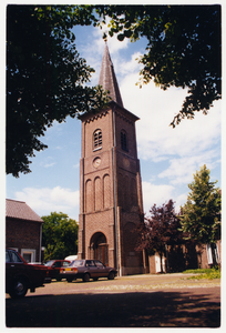 512_280 Voormalige Kerktoren gelegen aan de Ecrevissestraat te ObbichtNeogotische Kerktoren. Restant van een oude ...