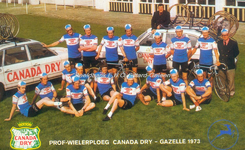 EHC-0015373 Bornse wielrenners Wielerploeg Canada Dry 1973, waarvan Wim Kelleners deel uitmaakte 1973