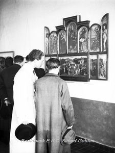 ehc_gp_267 Opening tentoonstelling van de schilders Gebrs. van Eyck te Maaseik 11-08-1941