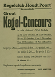 547_001_001 Grevenbicht: KegelenGroot kegel-concours door Kegelclub Houd Poort in café Juliana12,13,19 20,26 en 27 ...