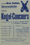 547_001_002 Grevenbicht: KegelenKegel-concours door kegelclub Houdt Poort en de R.K.V.V. Armada in café Wed. ...