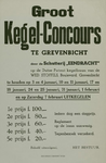 547_001_009 Grevenbicht: KegelenKegel-concours door Schutterij Eendracht op de kegelbaan van de Weduwe ...