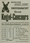 547_001_017 Grevenbicht: KegelenKegel-concours op kegelbaan van de Wed. Stoffels-Kitzen29-30 september, ...