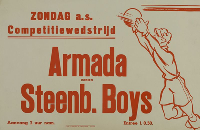 547_001_050 Grevenbicht: VoetbalCompetitiewedstrijd Armada - Steenb. Boysz.d.