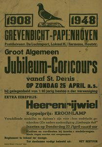 547_001_058 Grevenbicht: DuivensportGroot Jubileum-Concours vanaf St. Denis bij gelegenheid van het 40 jarig bestaan ...