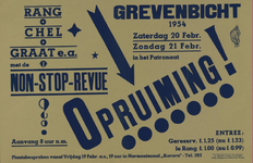 547_001_070 Grevenbicht: ToneelNon-stop revue te Grevenbichtzaterdag 20 en zondag 21 februari 1954