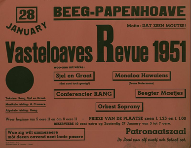 547_001_086 Grevenbicht: CarnavalVastelaoves Revue in de patronaatszaalzaterdag 27 januari 1951