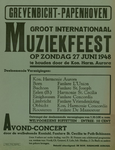 547_001_117 Grevenbicht: MuziekGroot internationaal Muziekfeest te houden door Kon. Harmonie Aurorazondag 27 juni 1948