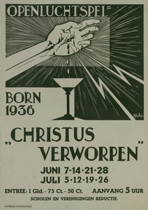 547_001_146 Born: Toneel, religieOpenluchtspel Christus Verworpen in Born7-14-21en 28 juni en 5-12-19 en 26 juli 1936