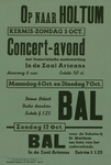 547_001_170 Holtum: MuziekConcert-avond en Bal in zaal Ariaanszondag 05, maandag 06, dinsdag 07, zaterdag 12 oktober