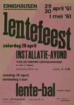 547_001_205 Einighausen: MuziekLentefeest in zaal v. Oppen te Einighausen29-30 april en 1 mei 1961