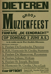 547_001_373 Dieteren: MuziekGroot Muziekfeest te houden door de fanfare De Eendracht in de weide van de weduwe ...