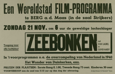 547_001_420 Berg a.d. Maas: FilmEen Wereldstad Film-Programma te Berg aan de Maas in zaal Strijkers wordt vertoond ...