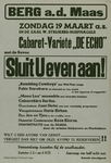 547_001_432 Berg a.d. Maas: CabaretCabaret-Variété De Echo met de Revue SLUIT U even aan! in de zaal W. ...