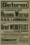 547_001_453 Dieteren: VoetbalHuldigings-Wedstrijd D.V.V. I - Armada I na afloop groot weidefeest tegenover de ...