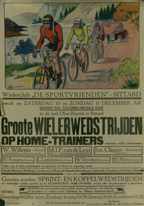 547_001_454 Sittard: WielrennenWielerclub De Sportvrienden Sittard houdtGrote wielerwedstrijden op home-trainers in ...