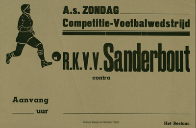 547_001_545 Wijk Sanderbout, Sittard: VoetbalCompetitie-Voetbalwedstrijd R.K.V.V. Sanderbout -z.d.