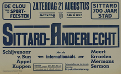 547_001_606 Sittard: Voetbal SittardVoetbalwedstrijd Sittard - Anderlecht op het terrein aan de ...