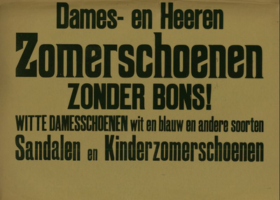 547_001_676 Advertenties zonder plaats: SchoenenDames en Heren Zomerschoenen zonder bons!z.d.