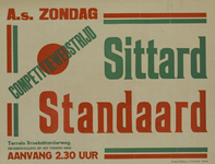 547_001_738 Sittard: Voetbal SittardCompetitie-wedstrijd Sittard - Standaard op terrein Broeksittarderwegz.d.