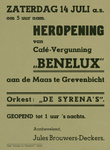 547_001_756 Grevenbicht: MuziekHeropening Café-Vergunning Benelux te Grevenbicht met orkest De Syrena's zaterdag juli