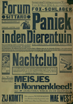 547_001_810 Sittard: FilmFilmvoorstelling in Forum Sittard Paniek in den Dierentuin vrijdag 09-woensdag 14 maart 1934