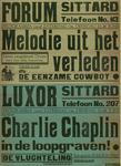 547_001_816 Sittard: FilmFilmvoorstelling Melodie ujit het verleden in Forum en Charlie Chaplin in de loopgraven! in ...