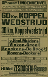 547_001_820 Geleen: WielrennenKoppel wedstrijd op de wielerbaan De Ster zondag 29 april 1934