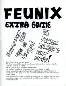 FE-EX-01 1973 - --: Feunix - Speciale editie, --/e jaargang, 1973