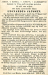 809_10_0298 Janssen, Leonardus : geboren op 17 maart 1837 te Bingelrade, overleden op 7 april 1905 te -