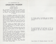 824_2024_KPB_W_0101 Wijnen, Angelina: geboren op 11 mei 1920 te Ubach over Worms, overleden op 11 juni 1979 te Geleen