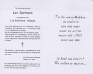 826_env-B3_0026 Bormans , Leo : geboren op 15 november 1945 te Hulsberg , overleden op 11 november 2006 te Sittard