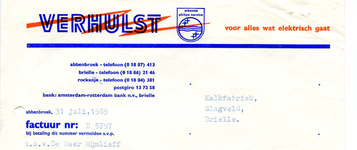 AB_VERHULST_004 Abbenbroek, Verhulst - Voor alles wat elektrisch gaat / erkende Philips service, (1969)