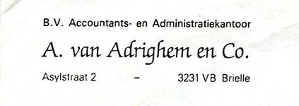 BR_ADRIGHEM_018 Brielle, A. van Adrighem en Co. - Accountants- en Administratiekantoor B.V. A. van Adrighem en Co.