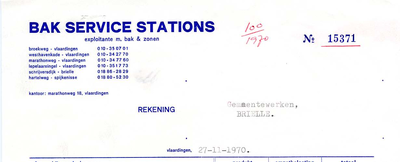 BR_BAK_003 Brielle, Bak service stations - Bak service stations, expl. M. Bak & Zonen, levering van: benzine, l.p.g., ...