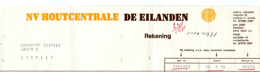 BR_HOUTCENTRALE_007 Brielle, N.V. Houtcentrale De Eilanden - N.V. Houtcentrale De Eilanden , zagerij, schaverij, (1971)
