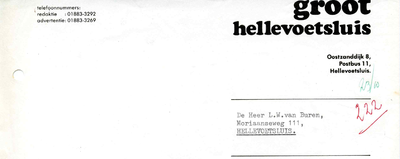 HE_GROOT_001 Hellevoetsluis, Groot Hellevoetsluis - Groot Hellevoetsluis. Uitgeverij, (1969)