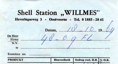OV_WILLMES_003 Oostvoorne, Willmes - Shell Station Willmes , (1969)