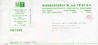 ZL_TRIGT_006 Zuidland, Van Trigt - Garagebedrijf W. van Trigt N.V. Shell-Station, Shell-Quick-Servicebedrijf, (1973)
