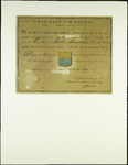 PC_WAPEN_BIE Wapendiploma van de gemeente Biert en Stompaarden, 5 september 1821