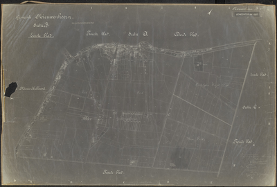 TA_093_005 Gemeente Nieuwenhoorn, sectie B, eerste blad, 1879 / 1937.