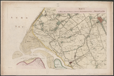 TA_ALG_012 KARTE zur Darstellung Des Binnen=und Aeusfern=WASSERSTAATES von DELFLAND, 32, ca. 1795.