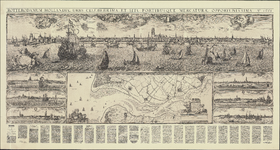 TA_ALG_065 ROTTERODAMUM HOLLANDIAE URBS CELEBERRIMA ET SITU PORTIBUSQUE MERCATURAE OPPORTUNISSIMA Ao 1665, origineel ...