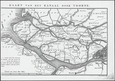 TA_ALG_094 Kaart van het Kanaal door Voorne, 1835.
