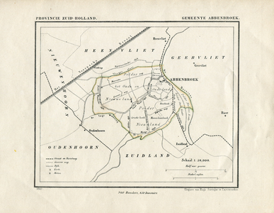 TA_KUYPER_ABB_001 Provincie Zuid-Holland, Gemeente Abbenbroek, 1867.
