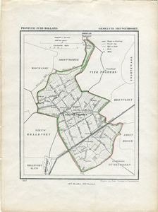 TA_KUYPER_NHO_001 Provincie Zuid-Holland, Gemeente Nieuwenhoorn, 1865.