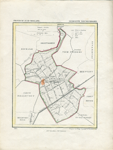 TA_KUYPER_NHO_001A Provincie Zuid-Holland, Gemeente Nieuwenhoorn, 1865.