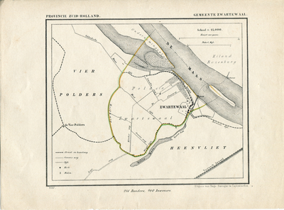 TA_KUYPER_ZWL_001 Provincie Zuid-Holland, Gemeente Zwartewaal, 1866.